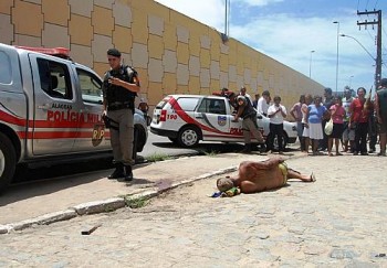 Acusado de assalto teria sido espancado por populares