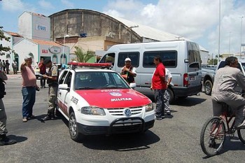 Trânsito ficou lento no bairro de Jaraguá