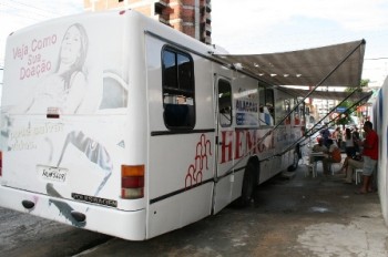 Unidade móvel ficará na Praça Deodoro até as 16h