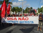 Após a celebração mística em Atalaia uma carreata segue para a capital Maceió.