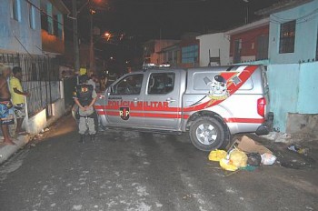 Policiais da Radiopatrulha estiveram no local