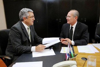 Líder do PMDB manteve audiência com o ministro da Saúde, Alexandre Padilha