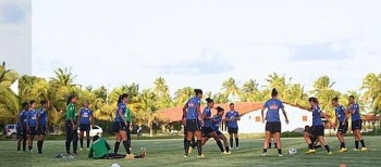 Seleção feminia treina na AABB