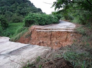 Cratera interdita trecho da AL-130