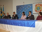 A coletiva contou com a participação da PF, MPF, INSS