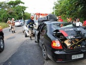 Acidente ocorreu em um trecho da AL 101 Norte, próximo à Praia da Sereia