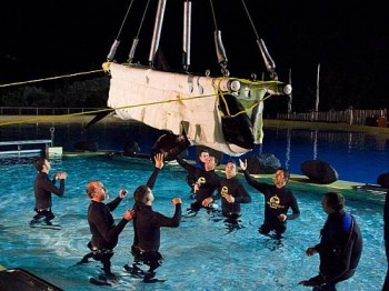 O espécime fêmea de orca batizado de Morgan é fotografado já sozinho em piscina do Loro Parque