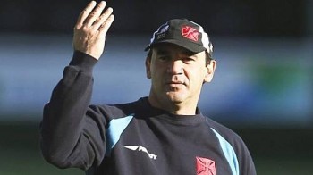 O técnico Ricardo Gomes almoçou com os jogadores vascaínios