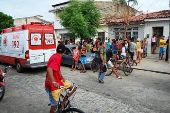 Motocicleta usada pela vítima