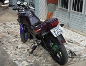 Motocicleta usada pela vítima