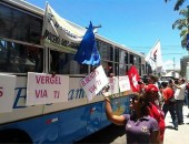 Manifestações contra aumento da passagem ocorreram durante todo o dia