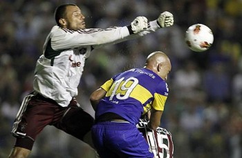 Goleiro do Flu e atacante do Boca