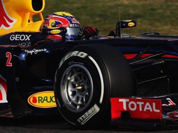 Webber utilizou pela primeira vez o novo pacote aerodinâmico da Red Bull