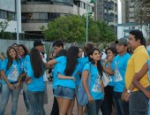 Caminhada pela paz movimenta orla de Jatiúca e Ponta Verde