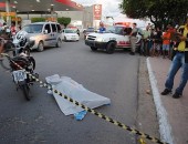 Idosa foi atropelada e morta ao tentar atravessar avenida