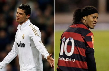 Ronaldinho Gaúcho e o português Ronaldo