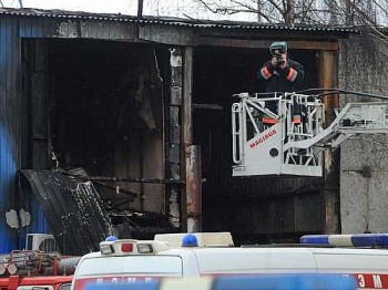 Incêndio em mercado da Rússia