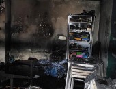 O incêndio atingiu uma sala do CRAS