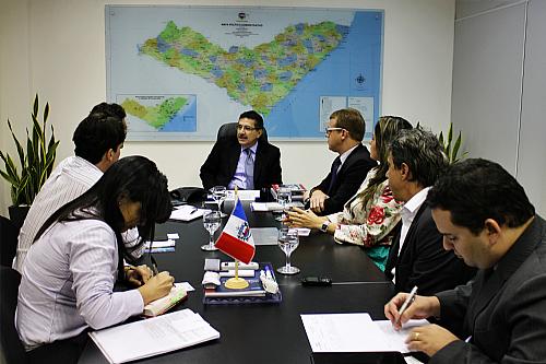 Reunião com o secretário Luiz Otavio Gomes