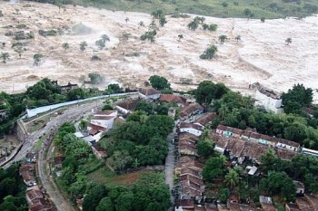 Rio Mundaú, durante a enchente