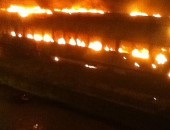 População pode ter ateado fogo em protesto pelo abandono dos vagões.