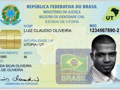 Novo modelo da carteira de identidade