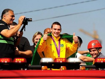 Ginasta campeão Olimpico