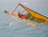 Ressaca afundou embarcação na Praia do Francês