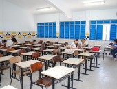 Poucos alunos compareceram às aulas