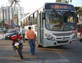 O Corpo de Bombeiros esteve no local do acidente