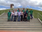 Renan visita planetário com Luciano Barbosa e fica encantando com a obra no Lago Perucaba