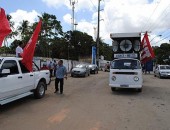 Manifestantes querem a suspensão da licitação