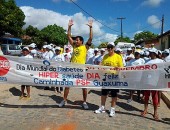 Caminhada marca Dia mundial de combate ao diabetes