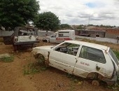 Véiculos da frota municipal também sem condições de uso