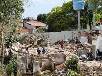 Sede da Deic ficou destruída e matou uma agente de Polícia Civil