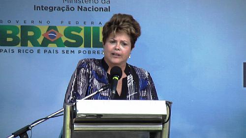 Dilma em discurso fez elogios a atuação do senador Renan por Alagoas