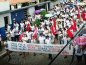 Manifestação reuniu um bom numero de anadienses na sexta passada