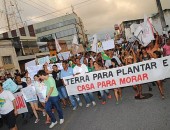 Vários temas entraram na pauta dos manifestantes