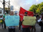 Vários temas entraram na pauta dos manifestantes