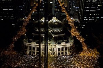 Protestos de estudantes