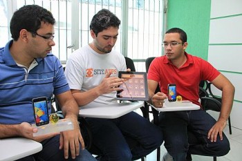 Bruno, Leandro e Daniel ganharam prêmio nacional