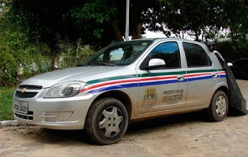 Graças ao carro oficial, autor do disparo foi identificado facilmente