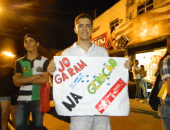 Protesto também reuniu centenas em Arapiraca