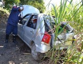 Quatro pessoas ficam feridas com o acidente