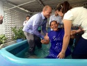 Celebração foi conduzida pelo líder estadual da IIGD, pastor Fabiano Barboza