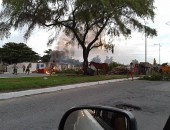 Bloqueios aconteceram na Via Expressa e Dique Estrada