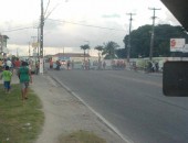 Bloqueios aconteceram na Via Expressa e Dique Estrada