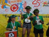 Vencedores da Corrida Feliz recebem premiação