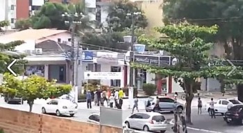 Flagrante de espancamento na Ponta Verde