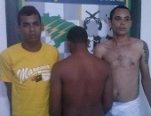 Jordão de Almeida, Marcelo Alves de Oliveira e um adolescente de 16 anos, foram presos em setembro